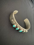 Vintage 5 Turquoise Stone Bracelet