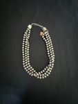 Vintage Triple strand Navajo Pearls Necklace