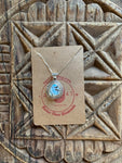 Golden Hills Turquoise Pendant on Sterling Silver Chain