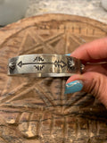 Navajo Sterling Silver Bangle Bracelet