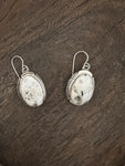 White Buffalo Squash Blossom Necklace with Earrings