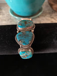 Vintage 5 Turquoise Stone Bracelet