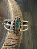 Vintage Bisbee Single Stone Turquoise Bracelet