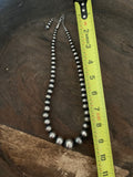 Gorgeous Handmade 20" Navajo Pearl Necklace