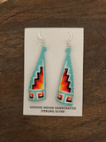 Colorful Native American Beaded Earrings