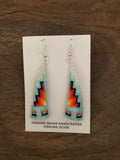 Colorful Native American Beaded Earrings