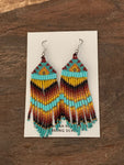 Rain Cloud Beaded Earrings