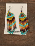 Rain Cloud Beaded Earrings