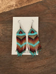 Rain Cloud Beaded Earrings