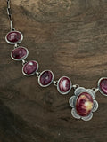 Gorgeous Purple Spiny Oyster Shell Lariat Necklace