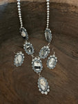 Gorgeous White Buffalo Lariat Necklace