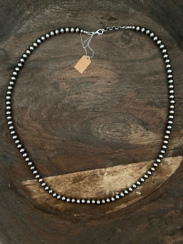 Gorgeous Handmade 28" Navajo Pearl Necklace