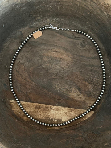 Gorgeous Handmade 30" Navajo Pearl Necklace