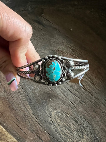 Vintage Decorative Turquoise Stacker Bracelet