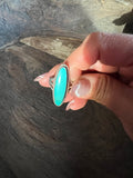 Vintage Oblong Turquoise Ring