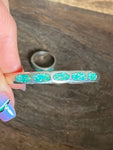 Vintage Matching Crushed Turquoise Stacker and Ring