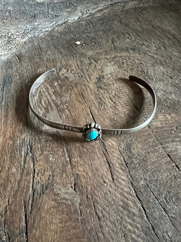 Vintage Decorative Turquoise Stacker Bracelet