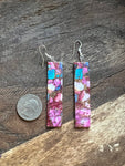 Pink Spiny Oyster Shell Earrings