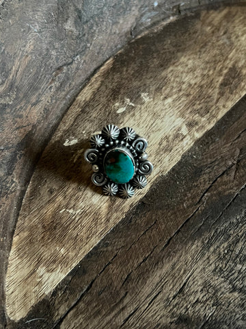 All the Swirls in A Turquoise Ring