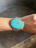 Huge Number 8 Turquoise Bracelet