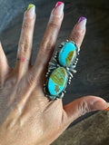 Double Royston Turquoise Ring