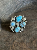 Sonora Turquoise Cluster Ring