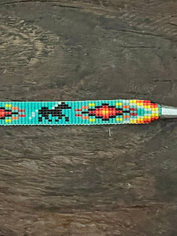 Beaded Multi-Colored Horse Bracelet