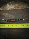 Beaded Multi-Colored Black  Bracelet