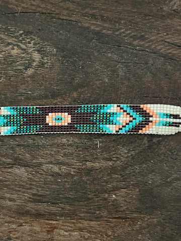 Beaded Pastel Multi-Colored Design Bracelet