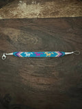 Beaded Pastel Multi-Colored Horse Design Bracelet