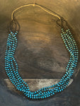 Turquoise 5 Strand Necklace by Santa Clara