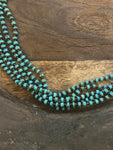 Turquoise 5 Strand Necklace by Santa Clara