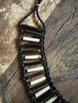 Vintage Black Quill On My Neck Choctaw Choker