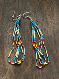 Colorful Choctaw Beaded Earrings