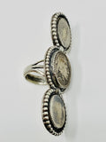 Sterling Silver Ring Made with Vintage Coins